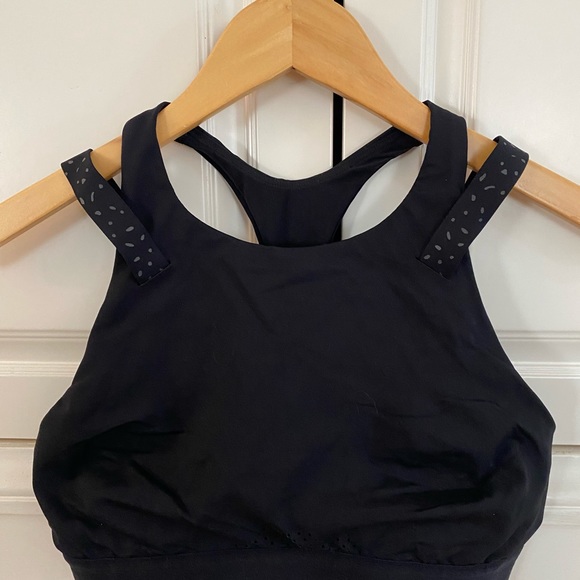 Lululemon Black “SoulCycke” bra top from Lux Collection - size 8 - Picture 1 of 2